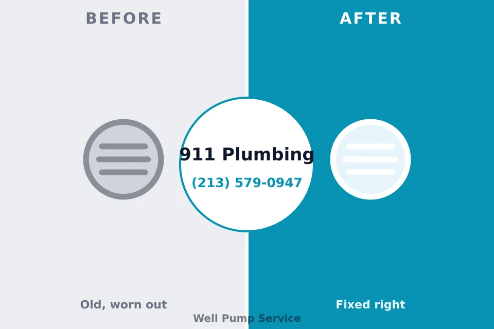 Before and after: plumbing repair Halesite, NY